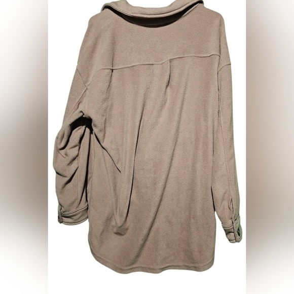 LA MIEL EUC Size Medium Rose Pink Women's Shacket Oversized Jacket 28 PTP - Picture 2 of 4